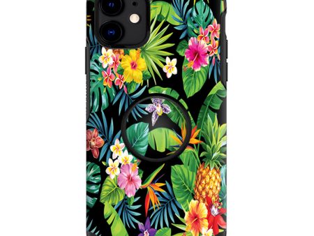 Tropical Flowers Hibiscus Hawaii | Skin For Otter Pop Symmetry for iPhone 11 on Sale