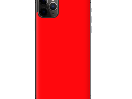 Solid Red Color | Skin For Apple iPhone 11 Pro Fashion