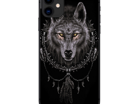 Wolf Dreamcatcher Back White | Skin For Apple iPhone 11 Supply