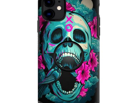 Skull Dia De Los Muertos Design Bird | Skin For Otter Pop Symmetry for iPhone 11 on Sale