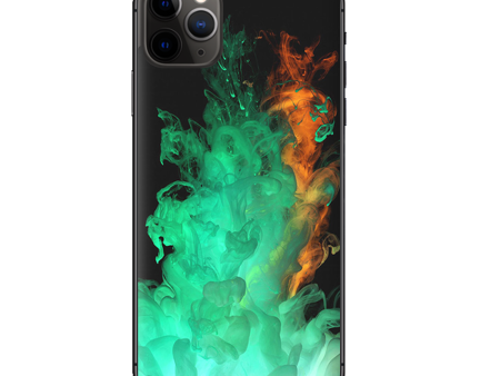 Orange Green Smoke | Skin For Apple iPhone 11 Pro Online Sale