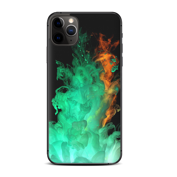 Orange Green Smoke | Skin For Apple iPhone 11 Pro Online Sale