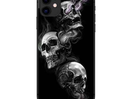 Glowing Skulls In Smoke | Skin For Apple iPhone 11 Hot on Sale