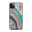 Teal Blue Brown Geode Stone Marble | Skin For Apple iPhone 11 Pro Max Discount