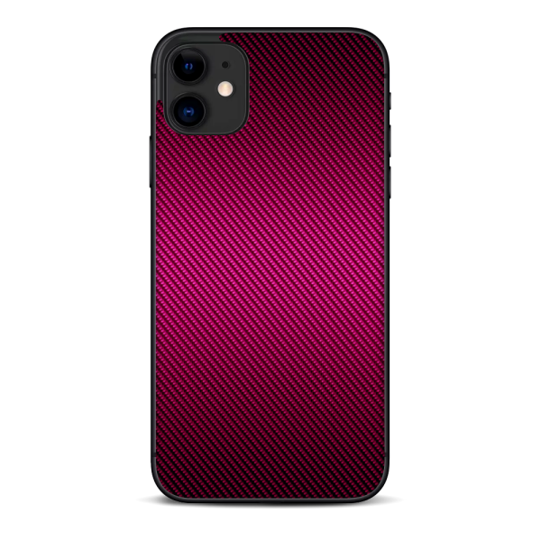 Pink,Black Carbon Fiber Look | Skin For Apple iPhone 11 Supply