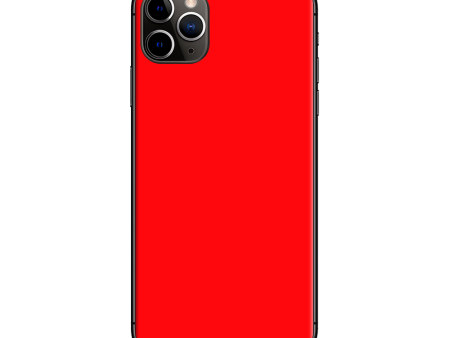 Solid Red Color | Skin For Apple iPhone 11 Pro Max Fashion