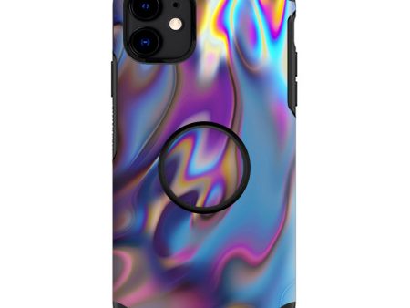 Opalescent Resin Marble Oil Slick | Skin For Otter Pop Symmetry for iPhone 11 Discount