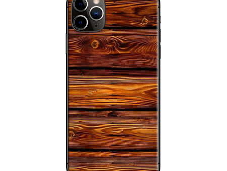 Red Deep Mahogany Wood Pattern | Skin For Apple iPhone 11 Pro Max on Sale