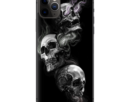 Glowing Skulls In Smoke | Skin For Apple iPhone 11 Pro Online