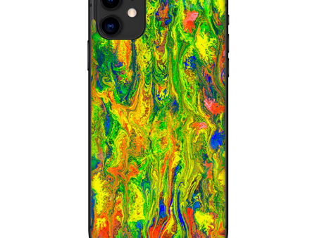 Green Trippy Color Mix Psychedelic | Skin For Apple iPhone 11 Discount