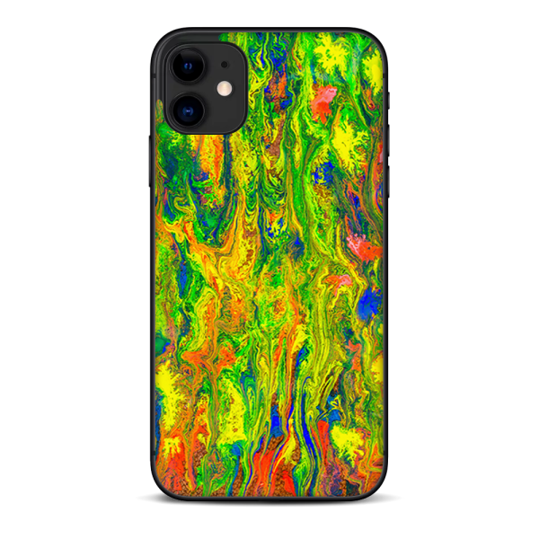 Green Trippy Color Mix Psychedelic | Skin For Apple iPhone 11 Discount