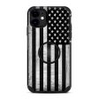 Black White Grunge Flag Usa America | Skin For Otter Pop Symmetry for iPhone 11 For Cheap