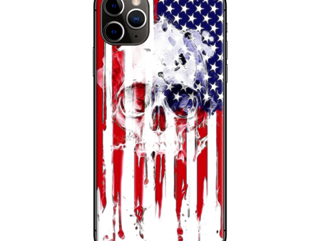 U.S.A. Flag Skull Drip | Skin For Apple iPhone 11 Pro Max Discount