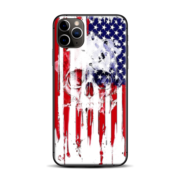 U.S.A. Flag Skull Drip | Skin For Apple iPhone 11 Pro Max Discount