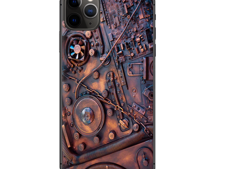 Steampunk Metal Panel Vault Gear | Skin For Apple iPhone 11 Pro Hot on Sale