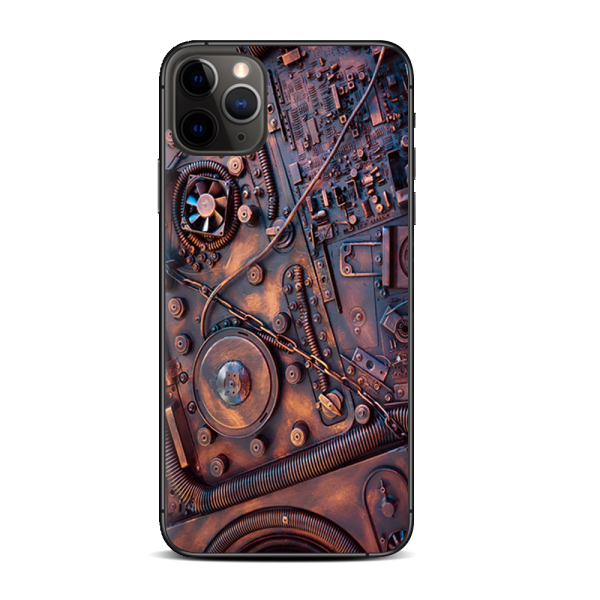 Steampunk Metal Panel Vault Gear | Skin For Apple iPhone 11 Pro Hot on Sale