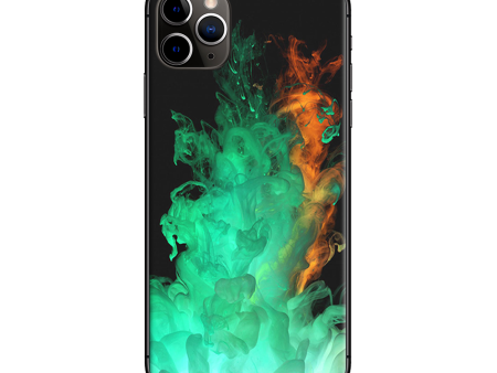 Orange Green Smoke | Skin For Apple iPhone 11 Pro Max Supply