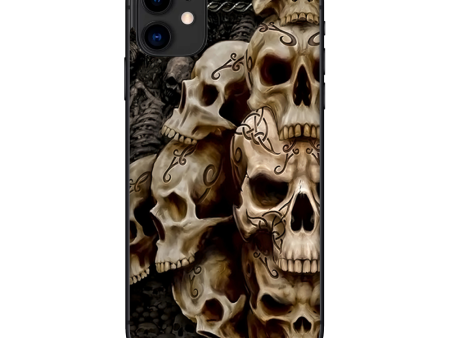 Wicked Skulls Tattooed | Skin For Apple iPhone 11 Fashion