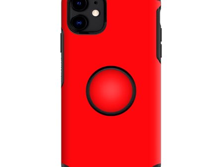 Solid Red Color | Skin For Otter Pop Symmetry for iPhone 11 Discount