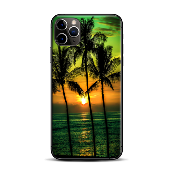 Sunset Palm Trees Ocean | Skin For Apple iPhone 11 Pro Max Fashion