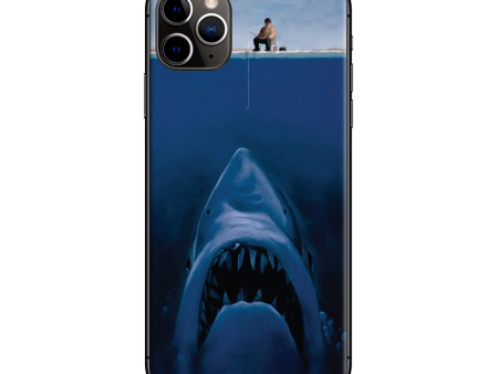 Jaws Great White Under Boat | Skin For Apple iPhone 11 Pro Max Fashion