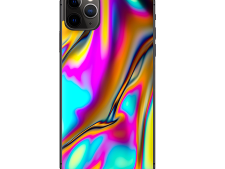 Oil Slick Resin Iridium Glass Colors | Skin For Apple iPhone 11 Pro For Discount