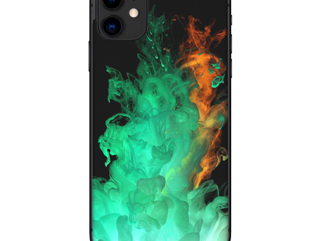 Orange Green Smoke | Skin For Apple iPhone 11 Online now