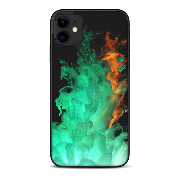 Orange Green Smoke | Skin For Apple iPhone 11 Online now