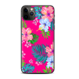 Pink Neon Hibiscus Flowers | Skin For Apple iPhone 11 Pro Online