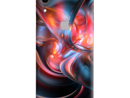 Abstract Blown Glass Colors Apple iPhone XR Skin Online Hot Sale