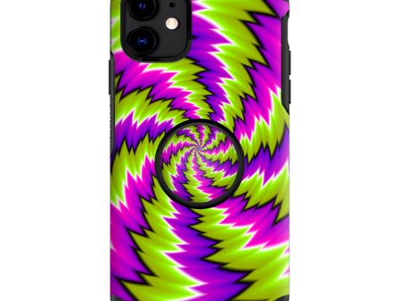 Psychedelic Moving Swirls | Skin For Otter Pop Symmetry for iPhone 11 Discount