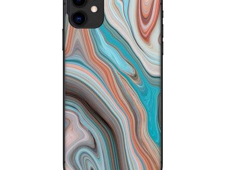 Teal Blue Brown Geode Stone Marble | Skin For Apple iPhone 11 Supply