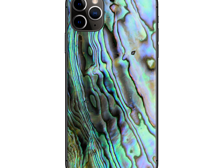 Abalone Ripples Green Blue Purple | Skin For Apple iPhone 11 Pro Max Hot on Sale