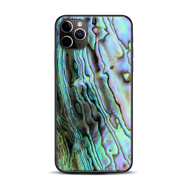 Abalone Ripples Green Blue Purple | Skin For Apple iPhone 11 Pro Max Hot on Sale