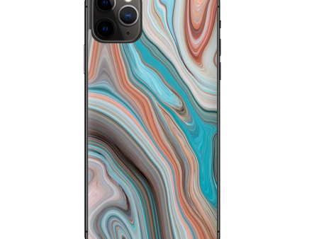 Teal Blue Brown Geode Stone Marble | Skin For Apple iPhone 11 Pro For Cheap