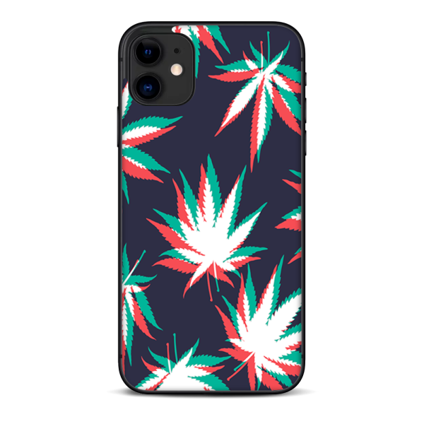 3D Holographic Weed Pot Leaf | Skin For Apple iPhone 11 Hot on Sale