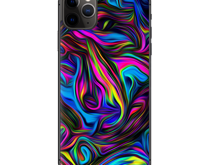 Neon Color Swirl Glass | Skin For Apple iPhone 11 Pro Discount