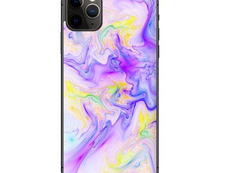 Pastel Marble Resin Pink Purple Swirls | Skin For Apple iPhone 11 Pro Sale