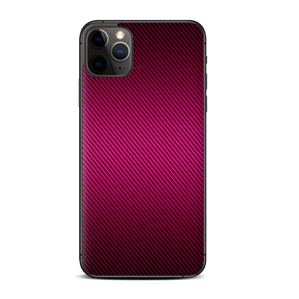 Pink,Black Carbon Fiber Look | Skin For Apple iPhone 11 Pro Online Sale