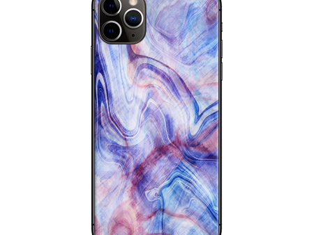 Purple Marble Pink Blue Swirl | Skin For Apple iPhone 11 Pro Max Sale