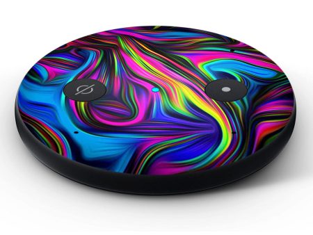 Neon Color Swirl Gasses | Skin For Amazon Echo Input Sale