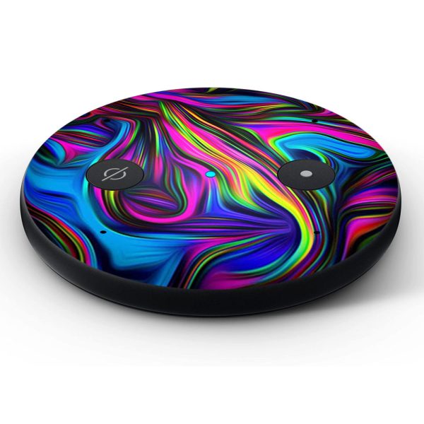 Neon Color Swirl Gasses | Skin For Amazon Echo Input Sale