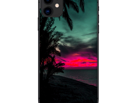 Ocean Sunset Pink Sky | Skin For Apple iPhone 11 Fashion