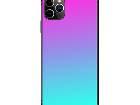 Hombre Pink Purple Teal Gradient | Skin For Apple iPhone 11 Pro Max For Sale