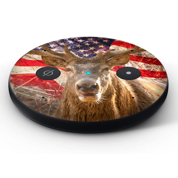 Deer with American Flag | Skin For Amazon Echo Input Cheap