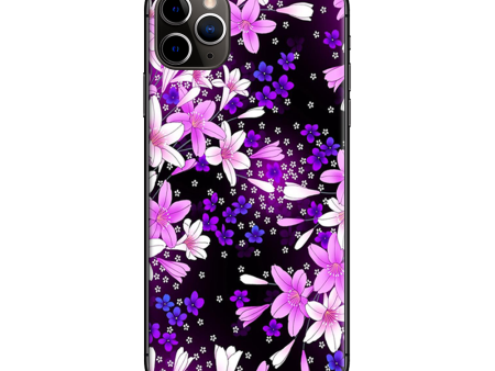 Purple Pink Colorful Flowers Lillies | Skin For Apple iPhone 11 Pro Max Online now