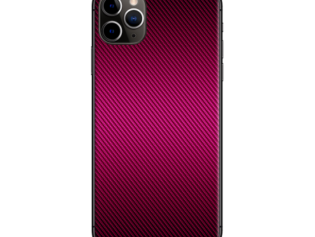 Pink,Black Carbon Fiber Look | Skin For Apple iPhone 11 Pro Max Online Hot Sale