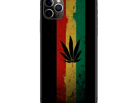 Rasta Weed Pot Leaf Red Gold Green | Skin For Apple iPhone 11 Pro Max Discount