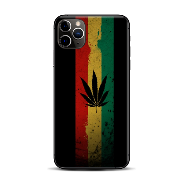 Rasta Weed Pot Leaf Red Gold Green | Skin For Apple iPhone 11 Pro Max Discount