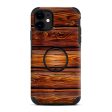 Red Deep Mahogany Wood Pattern | Skin For Otter Pop Symmetry for iPhone 11 Online Hot Sale